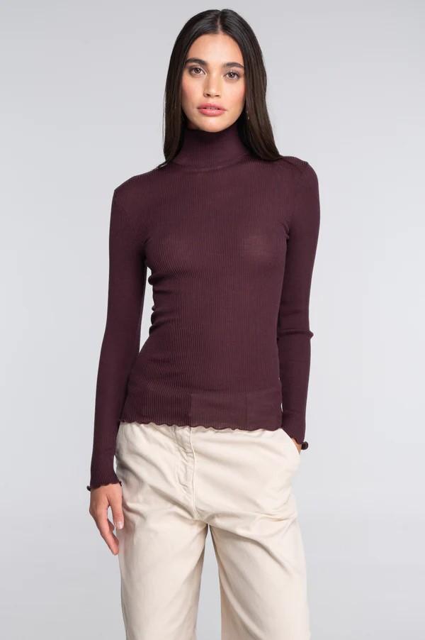 LUPETTO DONNA 3429 VIOLA Oscalito